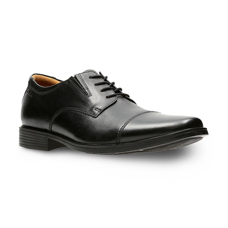 Clarks Men's Tilden Wide Width Oxford in Black