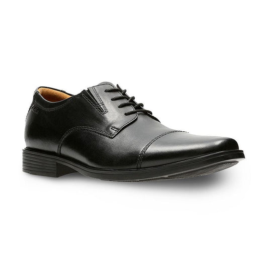 Clarks Men's Tilden Wide Width Oxford in Black