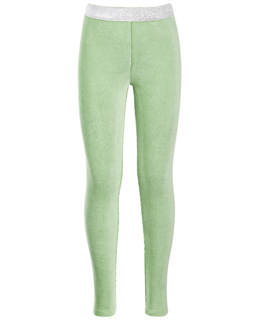 Epic Threads Toddler & Little Girls Ribbed Velour Leggings - Mineral Green