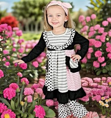 Black and White Stripes Set