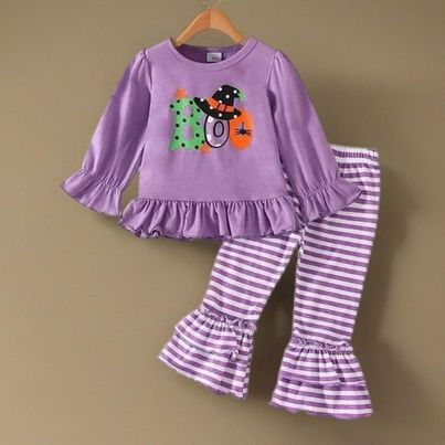 Boo Purple and White Set