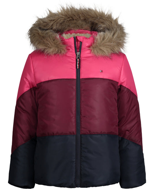 Tommy Hilfiger Big Girls Color Block Jacket
