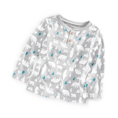 First Impressions Baby Boys Polar Bear Party Top
