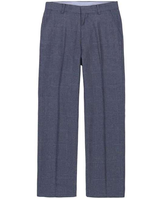 Tommy Hilfiger Big Boys Tonal Windowpane Pants - Dark Blue