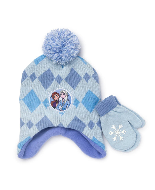 Berkshire Toddler Girls Character License Cold Weather Hat and Gloves, 2 Piece Set