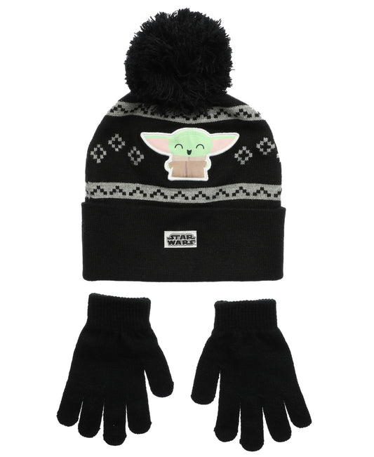 Big Boys the Mandalorian Hat and Gloves Set, 2-Piece