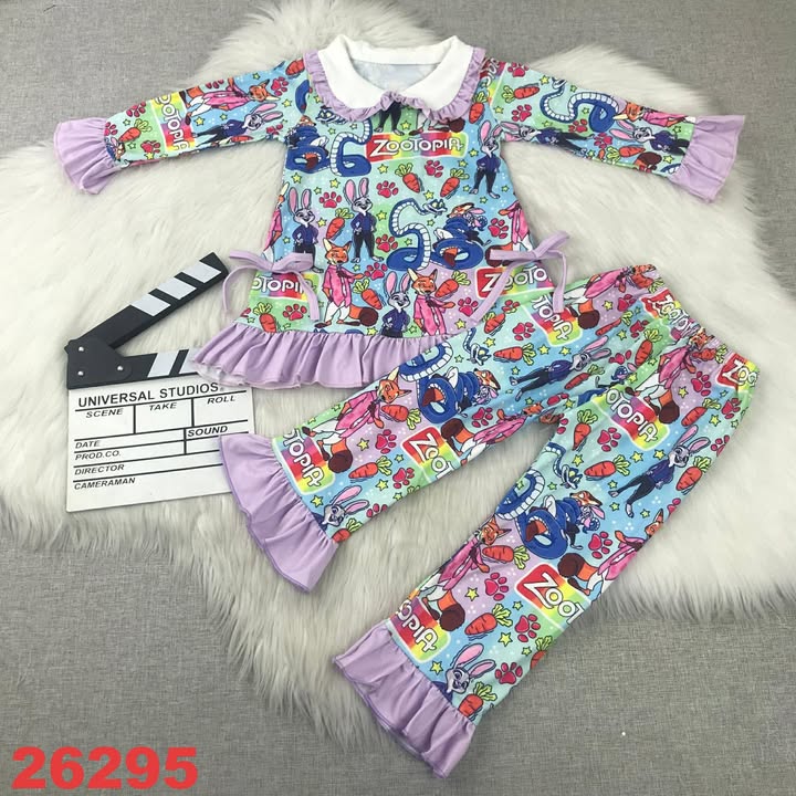Zootopia Ruffle Pants Set
