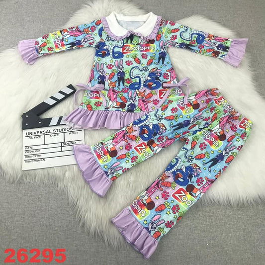 Zootopia Ruffle Pants Set