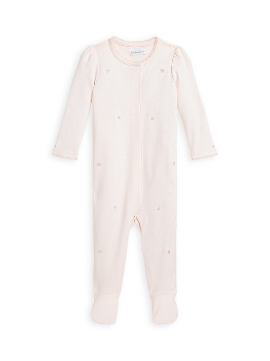 Polo Ralph Lauren Girl's Embroidered Flowers Footie