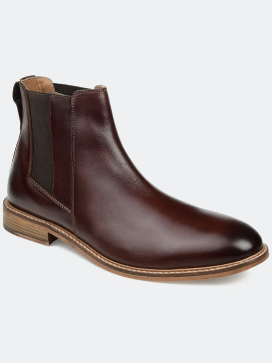 Thomas & Vine Men's Corbin Wide Width Plain Toe Chelsea Boot