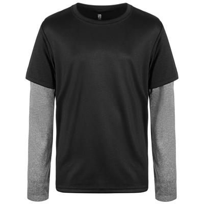 ID Ideology Boys Faux-Layer Long-Sleeve T-Shirt