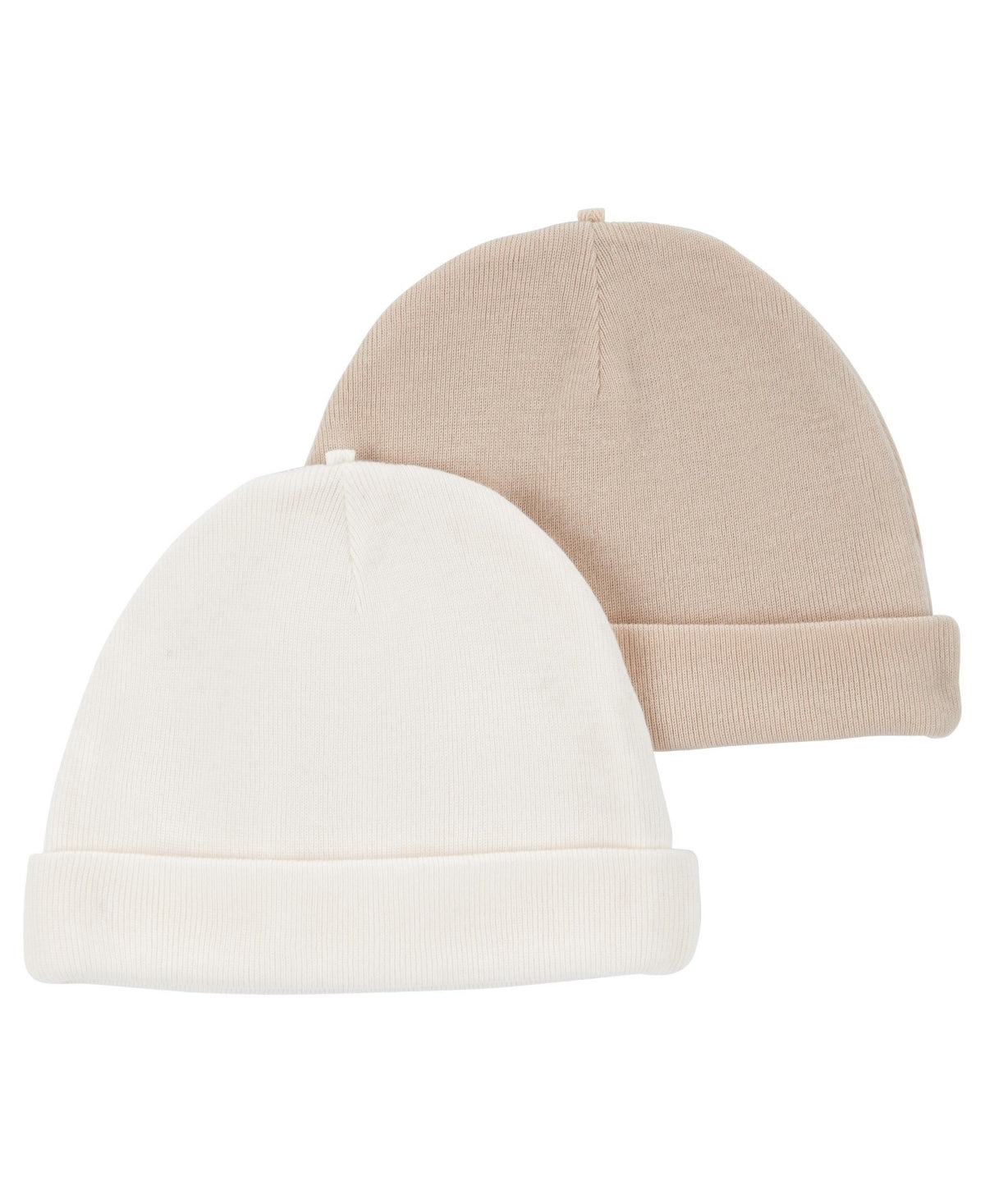 Carter's Baby Unisex 2-pc. Multi-Pack Baby Hat, Newborn-3 Months, Beige