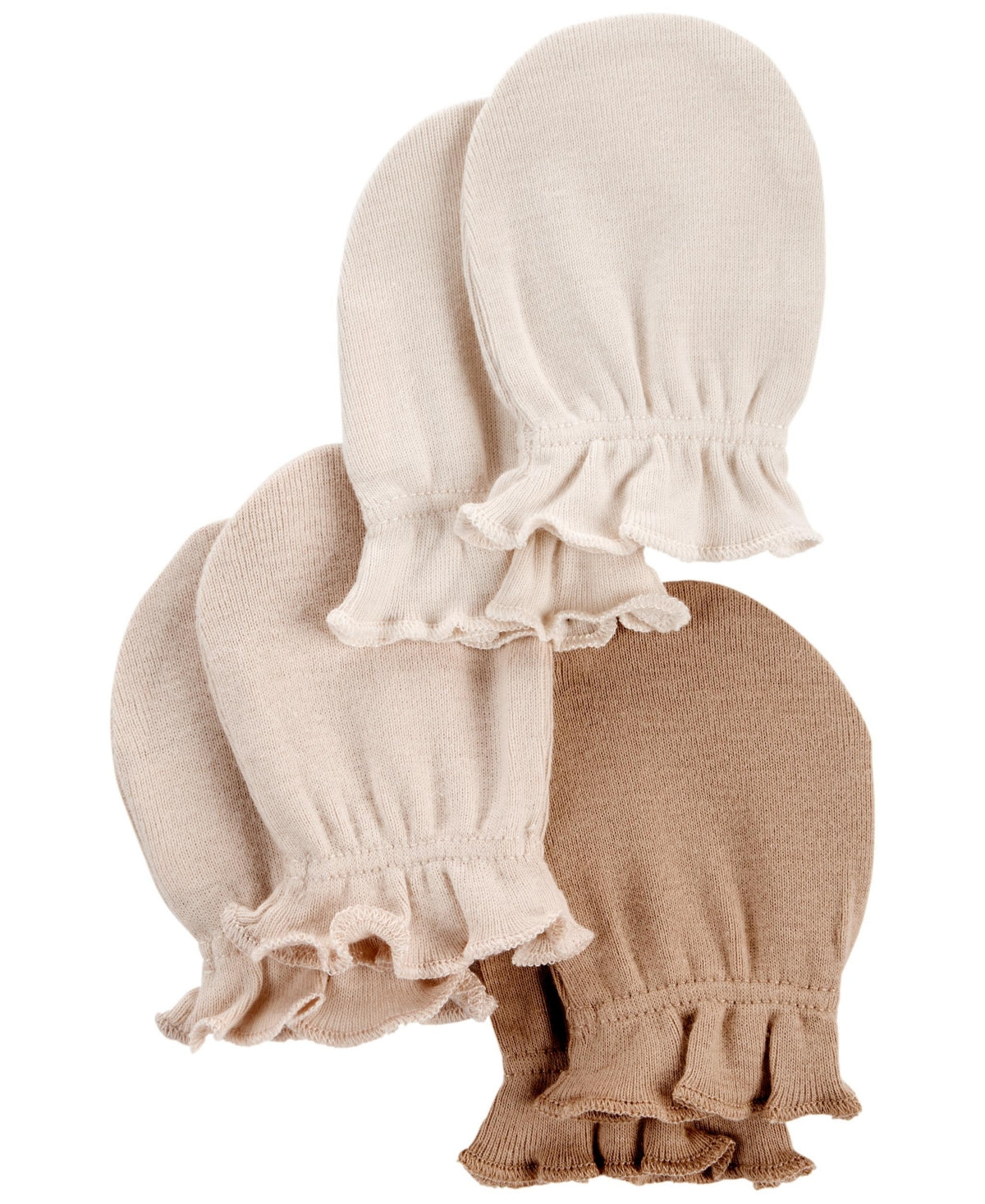 Carter's Baby Boys or Baby Girls Scratch Mittens, Pack of 3