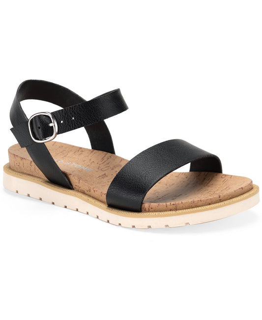 INC Little Girls Madie Slingback Ankle Strap Sandals - Black