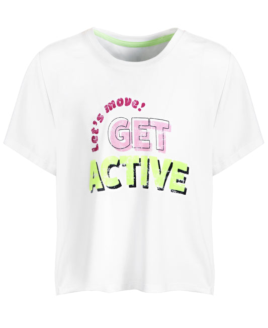 ID Ideology Big Girls Get Active Crop Short-Sleeve T-shirt