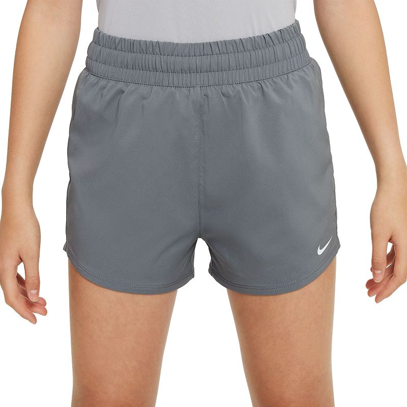 Nike Big Girls One Dri-FIT High-Waisted Woven Training Shorts