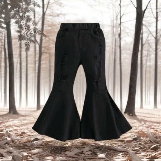 Black Denim Bell Jeans