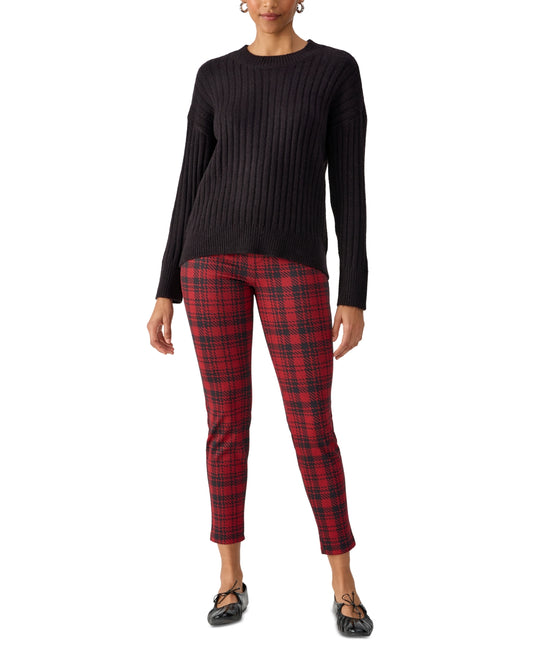 Sanctuary Women's Ribbed Crewneck Sweater - Black