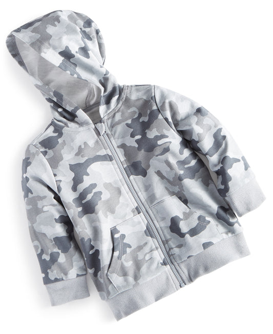 First Impressions Baby Boys Camouflage Zip up Jacket - Castle