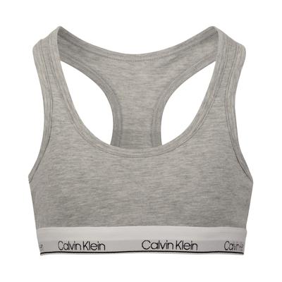 Calvin Klein Molded Logo Bra - Heather Grey