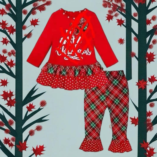 Red and Green 2pc Holiday Set