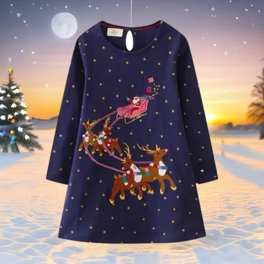 Santa's On His Way Dress