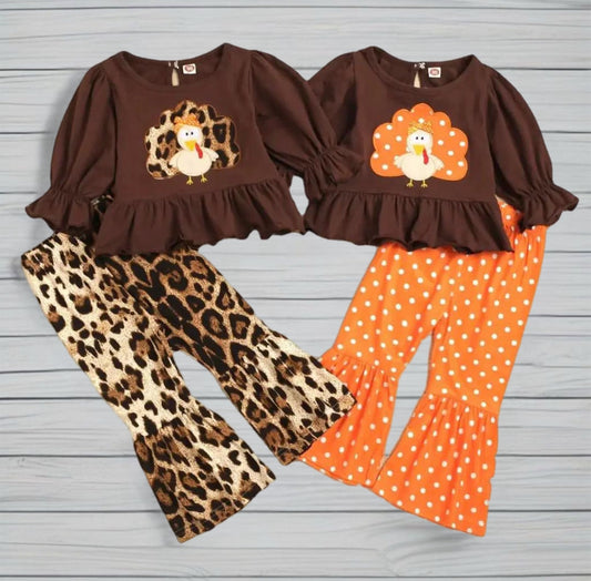 Animal Turkey Bell Set