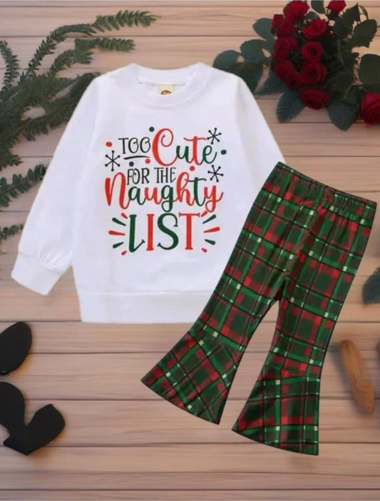 Too Cute for the Naughty List Bell Set