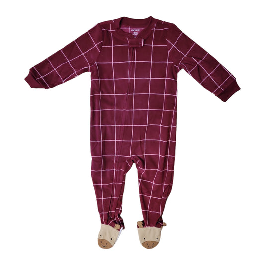 Carter's Infant/Toddler Long Sleeve Fleece 2 Way Full Zip Footie