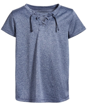 ID IDEOLOGY Little Girls Lace-Up Top