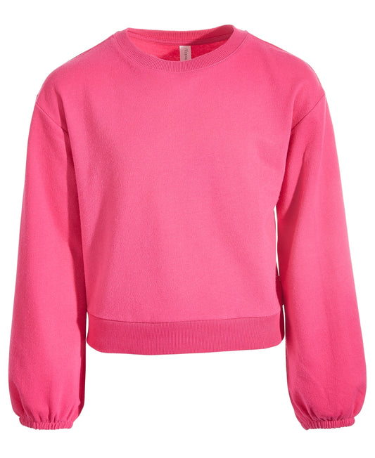 ID Ideology Toddler and Big Girls Pink Fleece Sweatshirt
