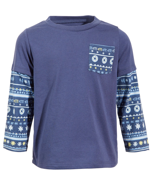 First Impressions Fun Fair Isle Long-Sleeve T-Shirt