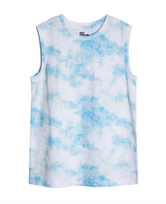 Epic Threads Big Boys Tie-dye All Over Print Tank Top