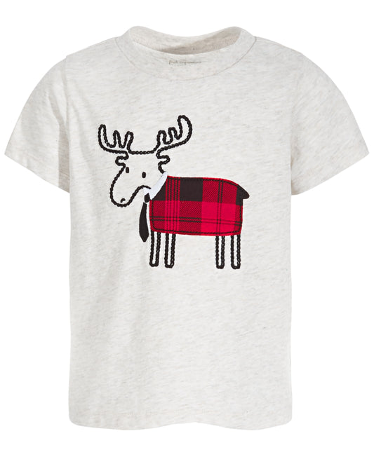 First Impressions Mix and Match Toddler Boy Short Sleeve Elk Tee